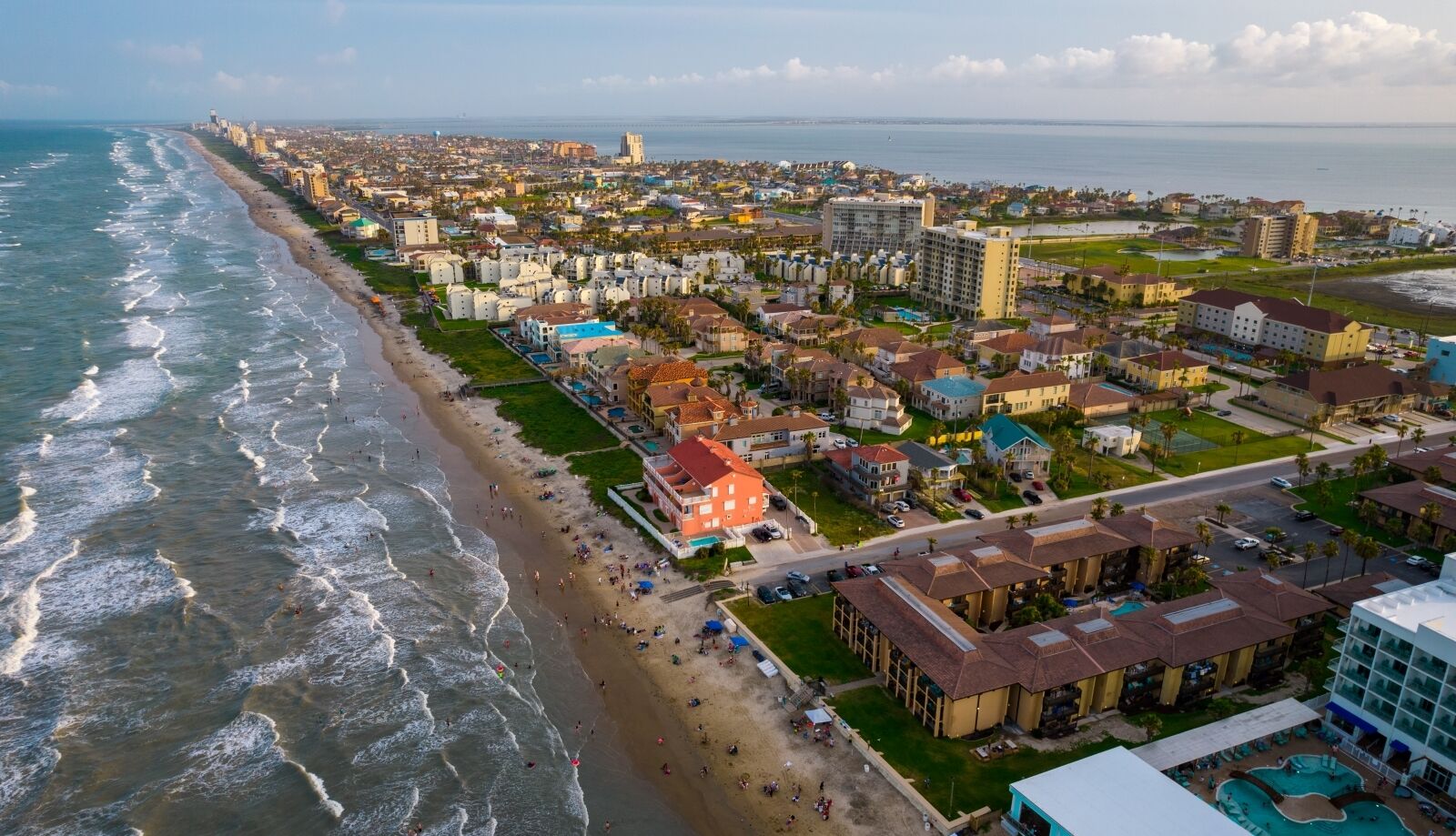 Aerial Shot of South Padre
